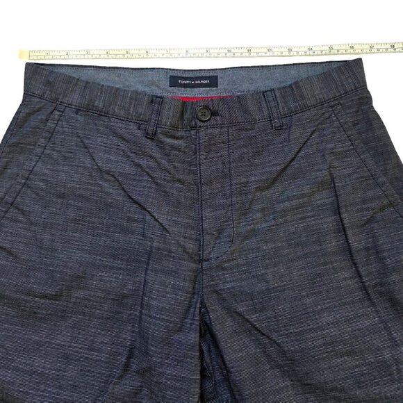 Tommy Hilfiger Shorts Men 32 Navy Classic 100% Cotton Preppy Modern Everyday - Picture 9 of 9